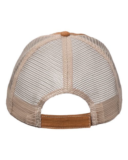Contrast Stitch Cap - Golden Brown/ Khaki Back