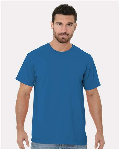 Unisex Fine Jersey T-Shirt - Blue Jean Front