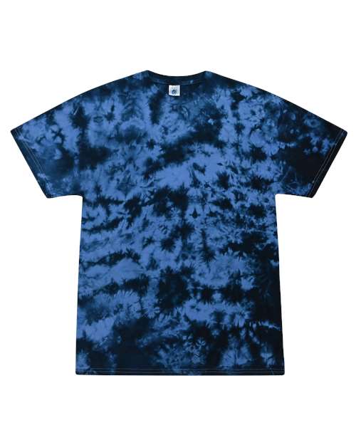 Youth Crystal Wash T-Shirt - Crystal Navy/ Columbia Front