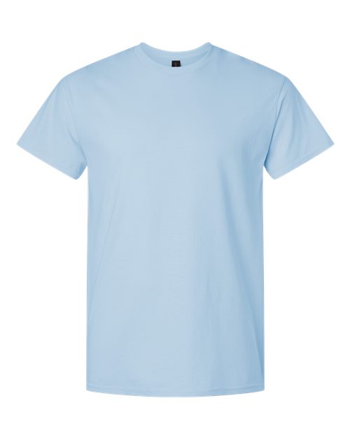 Gildan Unisex Light Cotton T-Shirt - Light Blue Front
