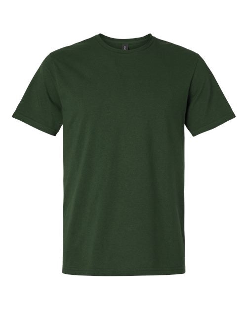 Gildan Unisex Light Cotton T-Shirt - Forest Green Front