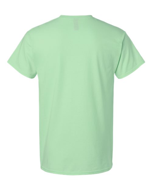 Unisex Light Cotton T-Shirt - Mint Green Back