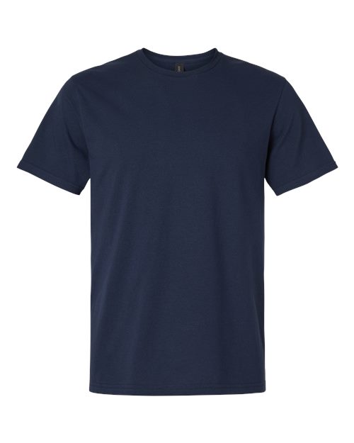 Gildan Unisex Light Cotton T-Shirt - Navy Front