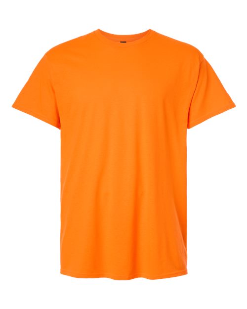 Gildan Unisex Light Cotton T-Shirt - Safety Orange Front