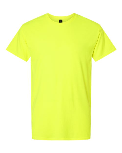 Gildan Unisex Light Cotton T-Shirt - Safety Green Front