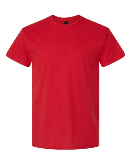 Gildan Unisex Light Cotton T-Shirt - Red Front