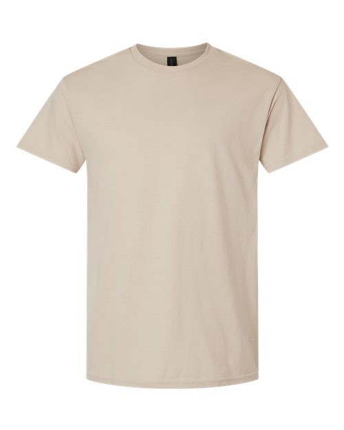 Gildan Unisex Light Cotton T-Shirt - Sand Front