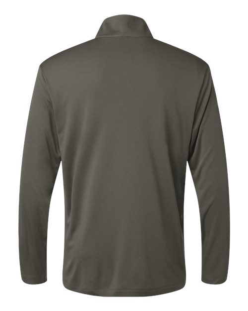 Men's Pro-Lock Performance Quarter-Zip Pullover - Charcoal Back