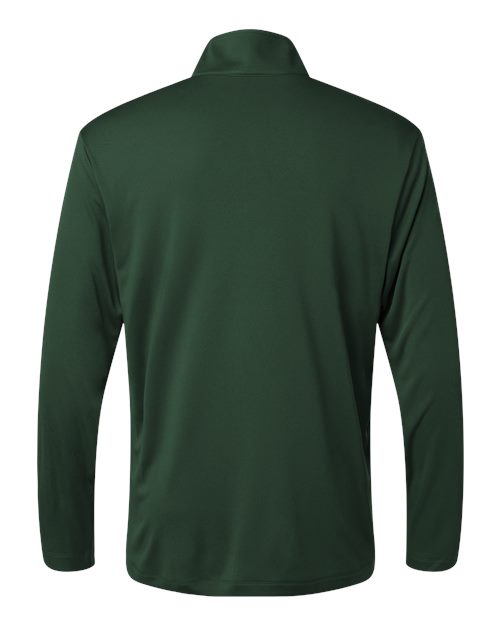 Men's Pro-Lock Performance Quarter-Zip Pullover - Forest Green Back