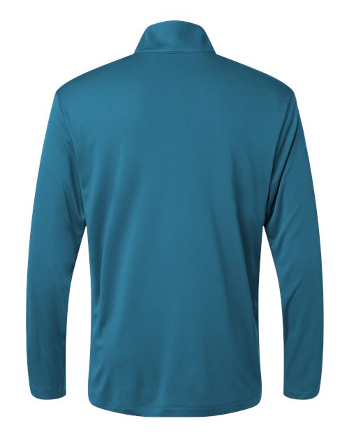 Men's Pro-Lock Performance Quarter-Zip Pullover - Pacific Blue Back