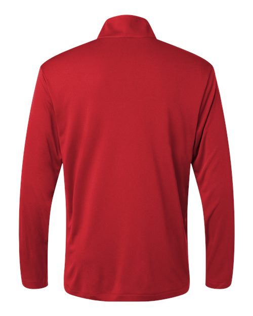 Men's Pro-Lock Performance Quarter-Zip Pullover - Red Back