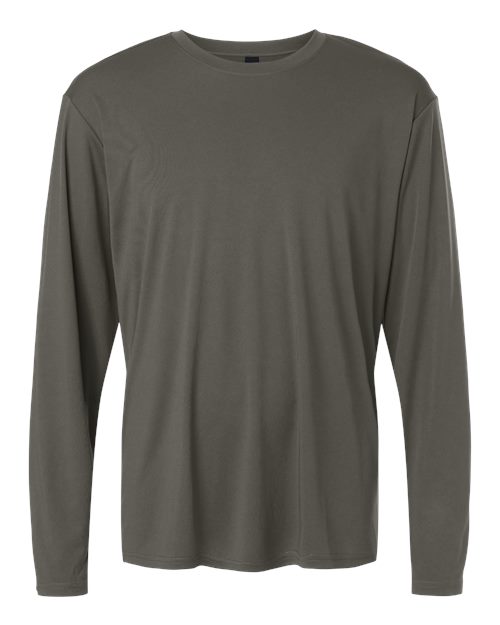 AllPro Unisex Pro-Lock Performance Long Sleeve T-Shirt - Charcoal Front