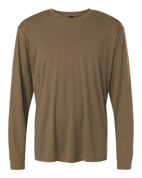 Unisex Pro-Lock Performance Long Sleeve T-Shirt - Cigar Front