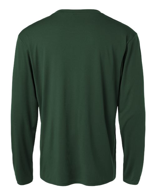 Unisex Pro-Lock Performance Long Sleeve T-Shirt - Forest Green Back