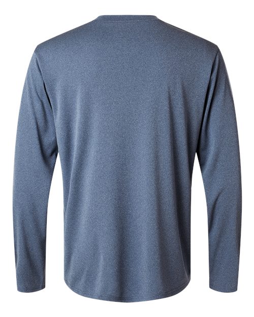 Unisex Pro-Lock Performance Long Sleeve T-Shirt - Heather Navy Back