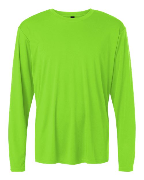 AllPro Unisex Pro-Lock Performance Long Sleeve T-Shirt - Lime Front