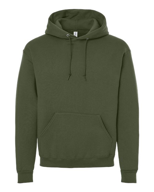 Unisex Rugged Hooded Sweatshirt - Military Green Front