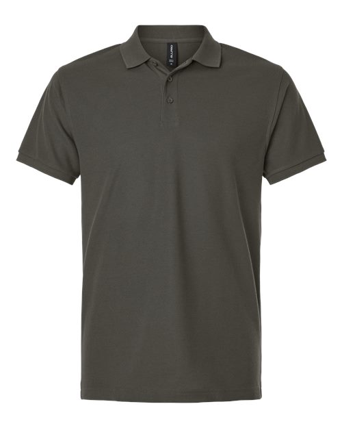 AllPro Men's Pique Polo - Charcoal Front