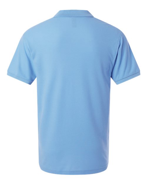 Men's Pique Polo - Cloud Blue Back