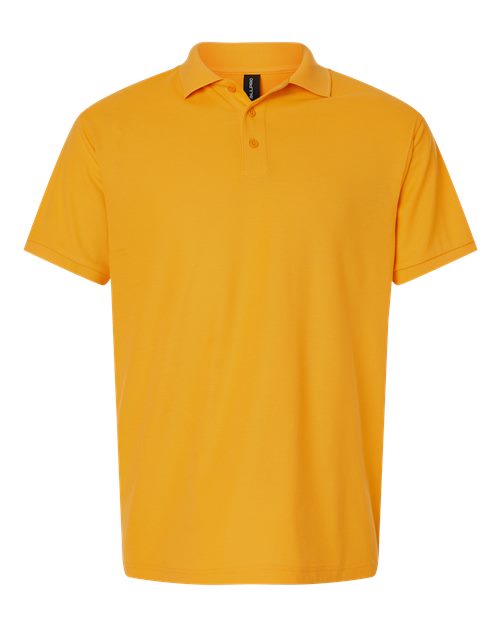 Men's Pique Polo - Gold Front