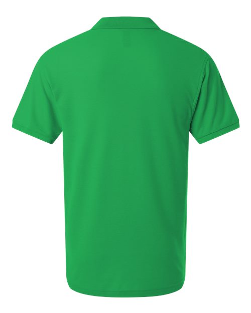 Men's Pique Polo - Kelly Green Back
