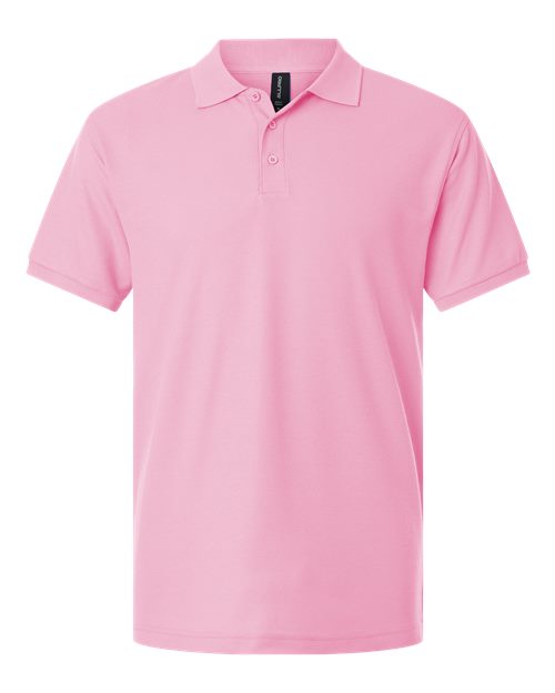 Men's Pique Polo - Light Pink Front