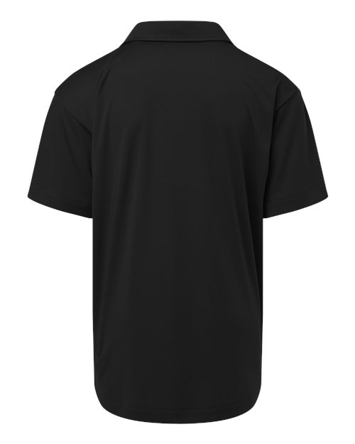 Youth Pro-Lock Performance Polo - Black Back