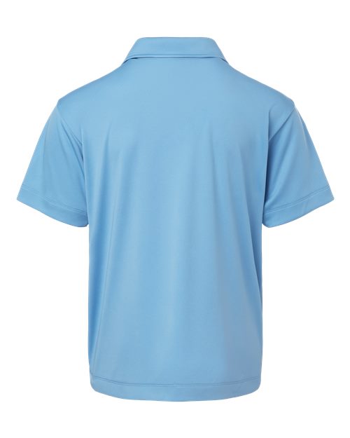 Youth Pro-Lock Performance Polo - Carolina Blue Back