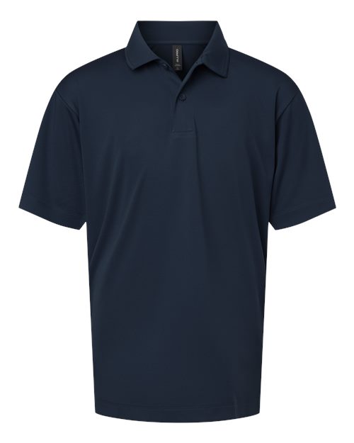 Youth Pro-Lock Performance Polo - Navy Front