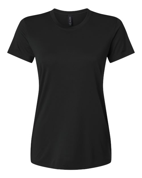 AllPro Women's Pro-Lock Performance T-Shirt - Black Front