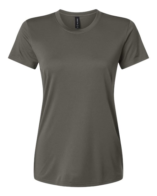 AllPro Women's Pro-Lock Performance T-Shirt - Charcoal Front