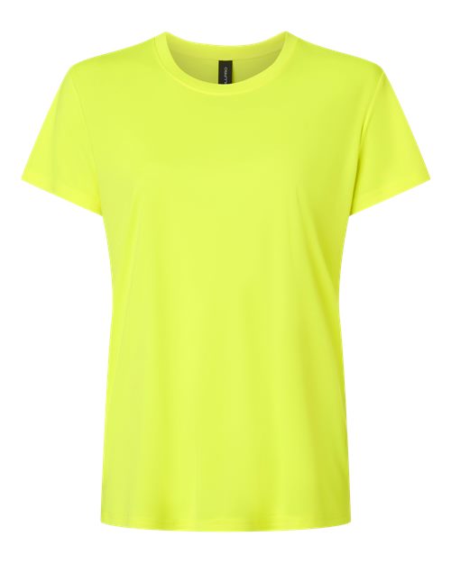 Women's Pro-Lock Performance T-Shirt - Neon Yellow Front