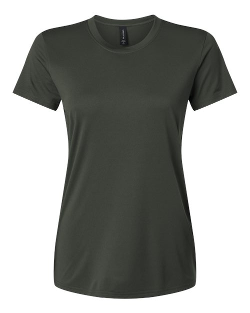 AllPro Women's Pro-Lock Performance T-Shirt - Smoke Front