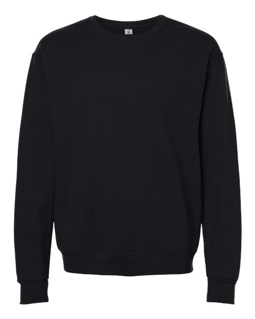 Unisex Ultimate CVC Crewneck Sweatshirt - Black Ink Front