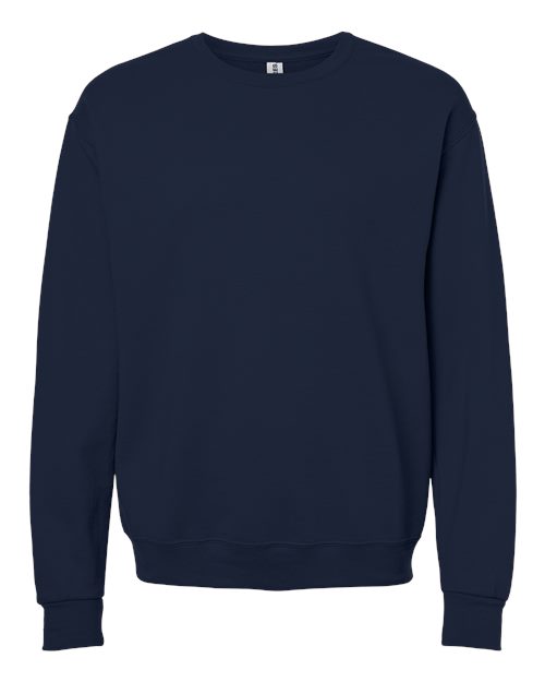 Unisex Ultimate CVC Crewneck Sweatshirt - J. Navy Front