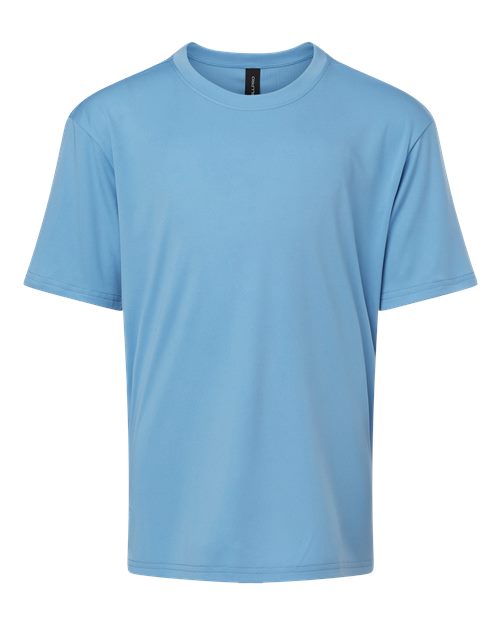 Youth Pro-Lock Performance T-Shirt - Carolina Blue Front