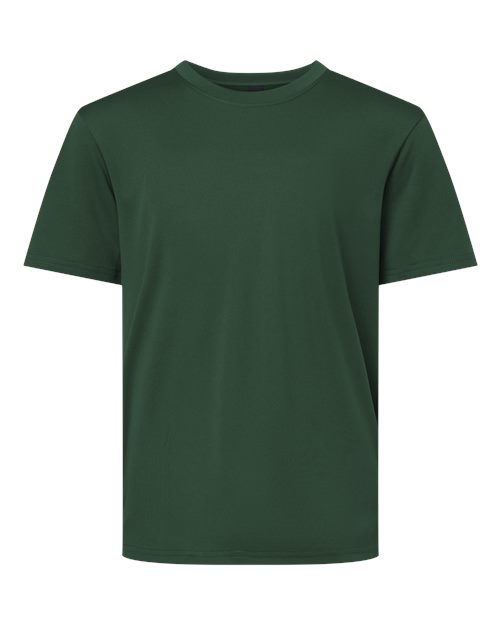 Youth Pro-Lock Performance T-Shirt - Forest Green Front