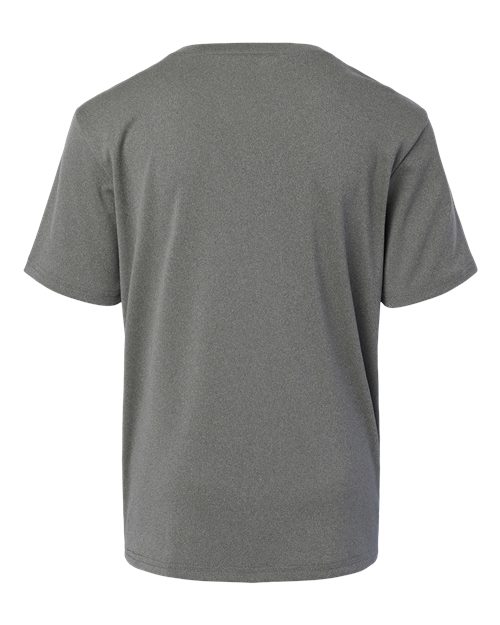 Youth Pro-Lock Performance T-Shirt - Heather Granite Back