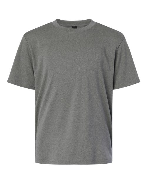 Youth Pro-Lock Performance T-Shirt - Heather Granite Front