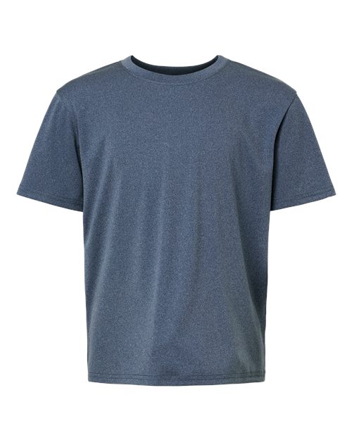 Youth Pro-Lock Performance T-Shirt - Heather Navy Front