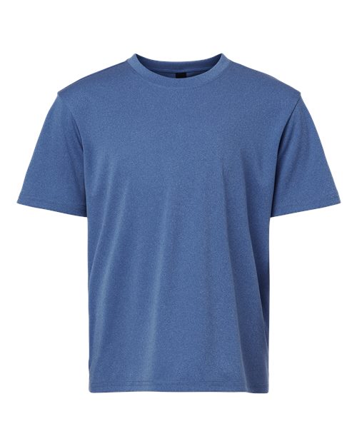 Youth Pro-Lock Performance T-Shirt - Heather Royal Front