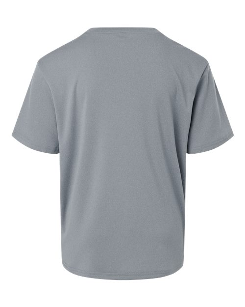 Youth Pro-Lock Performance T-Shirt - Heather Steel Back