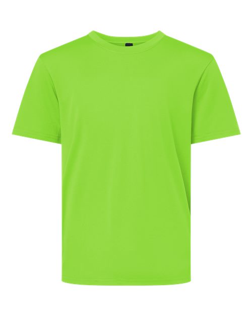 Youth Pro-Lock Performance T-Shirt - Lime Front