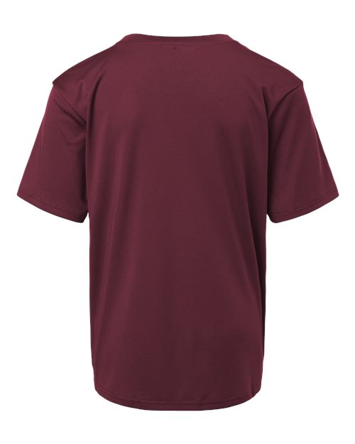 Youth Pro-Lock Performance T-Shirt - Maroon Back