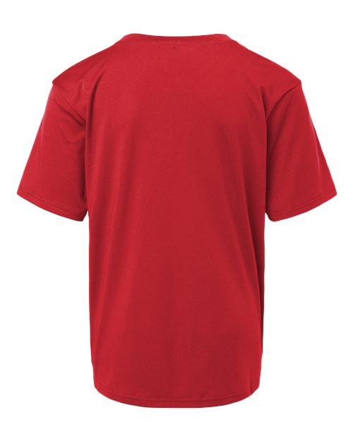 Youth Pro-Lock Performance T-Shirt - Red Back
