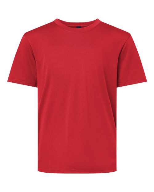 Youth Pro-Lock Performance T-Shirt - Red Front