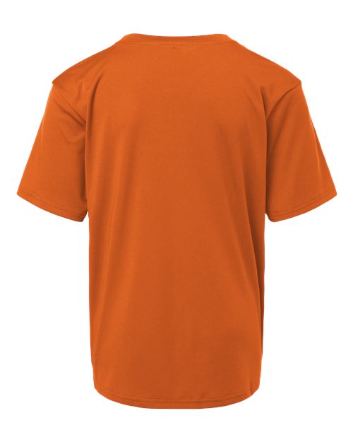 Youth Pro-Lock Performance T-Shirt - Rust Back