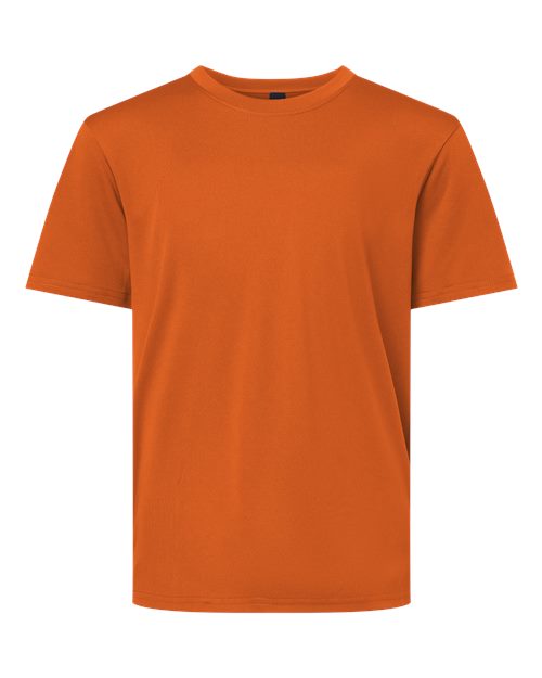 Youth Pro-Lock Performance T-Shirt - Rust Front