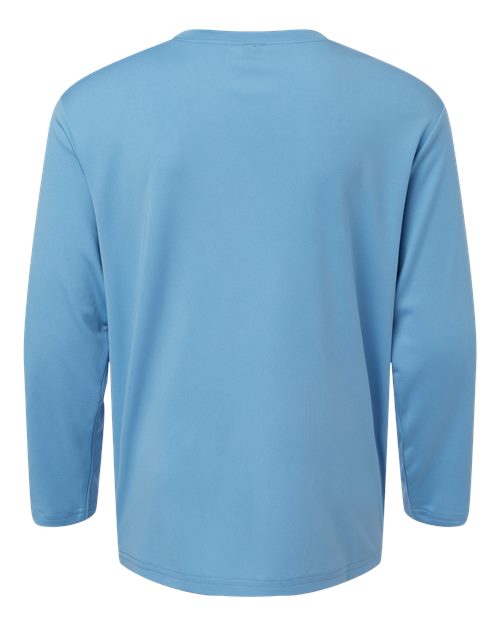 Youth Pro-Lock Performance Long Sleeve T-Shirt - Carolina Blue Back