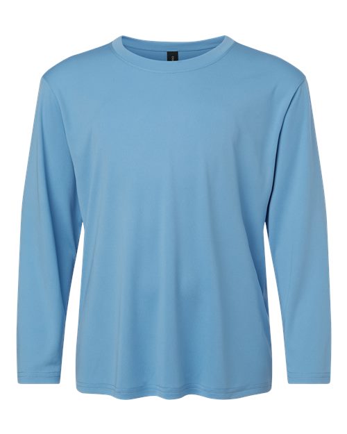 Youth Pro-Lock Performance Long Sleeve T-Shirt - Carolina Blue Front